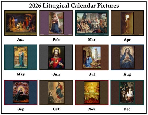 2026 Liturgical Calendars - Seraphimco.com